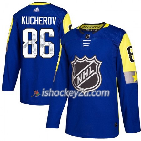 Tampa Bay Lightning Trøje Nikita Kucherov 86 2018 NHL All-Star Atlantic Division Adidas Royal Blå Authentic